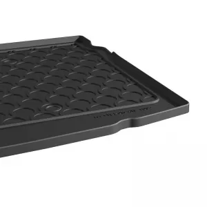 Rubber Trunk Mat Gledring Rubbasol Gledring 1002 suitable for VW Polo AW 2017 - Black-image-6301603