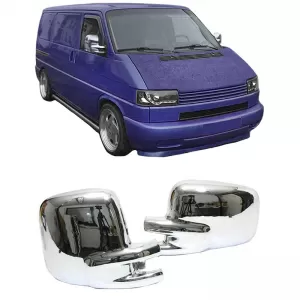 image-43-Mirror Covers suitable for VW Transporter T4 90-03 Chrome 2 Pieces