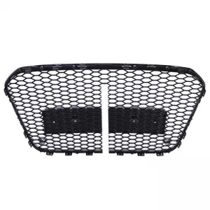 Front Grille suitable for Audi A6 4G C7 11-15 RS6 Look Honeycomb Glossy Black 1pc-image-6301812