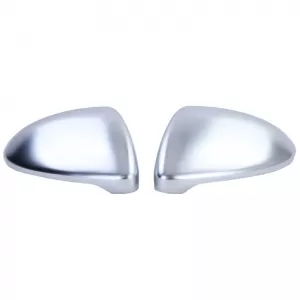 Mirror Covers suitable for VW Golf VII (7) 12-20 / Touran 15+ Brushed Aluminum 2 Pieces-image-6301819