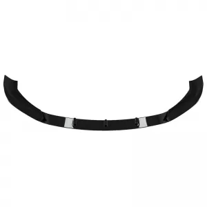 Front Spoiler suitable for BMW X1 F48 15-19 M-Packet Glossy Black 3pc-image-6301869