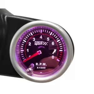 Tachometer R.P.M. Racesport Mirror Look Smoke 52mm with 7 Colors-image-6301890