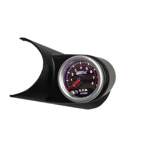 Tachometer R.P.M. Racesport Mirror Look Smoke 52mm with 7 Colors-image-6301897