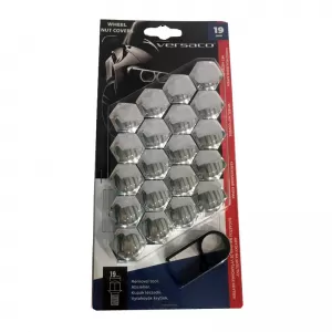 Wheel Nut Covers Chrome 19mm Set 20 Pcs 20757