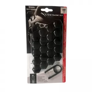 Wheel Nut Covers Black 17mm Set 20 Pcs 20754