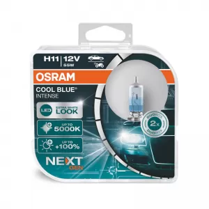 Halogen Headlight Lamps H11 12V 55w Cool Blue Intense Next Generation Osram 64211CBN-HCB 2pcs-image-6302032