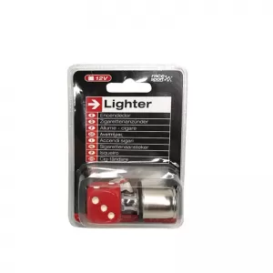 Car Lighter 12 Volt Race Sport "Dice" Red LGT6000