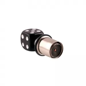 Car Lighter 12 Volt Race Sport "Dice" Black LGT4000