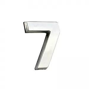 Autocolant Cromat Litera 3D ''7'' 2.7cm x 2.5cm 1 Bucată