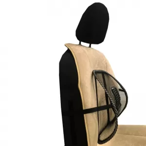 Back Support Anatomic / Orthopedic Cushion Guard 39.5 x 37.5cm Black 1 Pc 0542-image-6302345