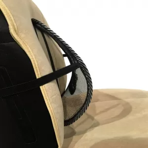 Back Support Anatomic / Orthopedic Cushion Guard 39.5 x 37.5cm Black 1 Pc 0542-image-6302346
