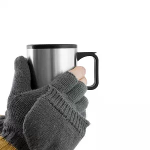 Vacuum Travel Mug suitable for Coffee / Tea Chrome 414ml-image-6302354