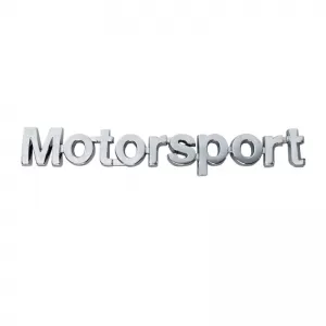 Autocolant Crom 3D ''Motorsport'' 14.8cm x 2cm 1 Bucată