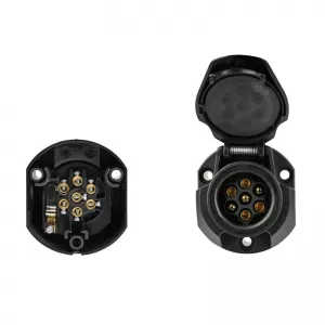Socket suitable for the power supply of trailer 12 Volt 7 Pin EAL 10001