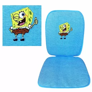 Summer Seat Cover Sponge Bob Like Finger Light Blue 1 Piece-image-6302416