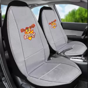 Seat Cushions Double Face Canvas Warner Bros Looney Tunes Blue Bugs Bunny / Grey Taz 2 Pcs-image-6302484
