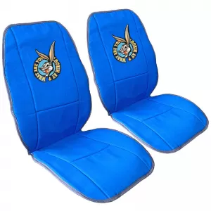 Seat Cushions Double Face Canvas Warner Bros Looney Tunes Blue Bugs Bunny / Grey Taz 2 Pcs-image-6302485
