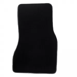 Car Carpets suitable for Smart W453 2014+ With One Emblem Black 2 Pieces-image-6302613