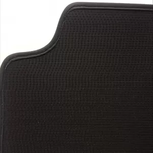 Car Carpets suitable for Smart W453 2014+ With One Emblem Black 2 Pieces-image-6302616
