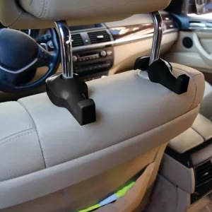 Haken geeignet für Innenraum Auto Schwarz 2 Stk.-image-6302647