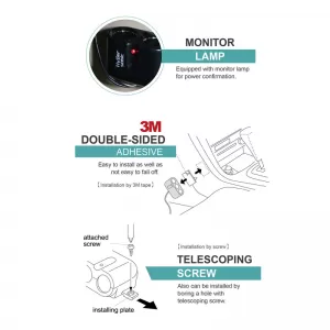 Multi Socket Triple Hypersonic Black ΗΡ-2619 1 Pc