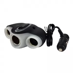 Multi Socket Triple Exspider Black 22642 1 Pc-image-6302750