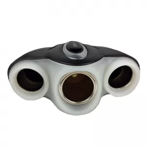 Multi Socket Triple Exspider Black 22642 1 Pc-image-6302752