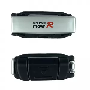 Seat Belt Stopper Silver Type-R TR-2538 2 Pcs-image-6302963