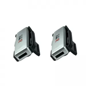 Seat Belt Stopper Silver Type-R TR-2538 2 Pcs-image-6302964
