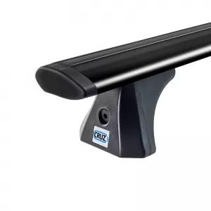 Roof Bars Aluminum Aerodynamic CRUZ 925-771 Airo Dark T-108cm Black 2 Pieces-image-6302983