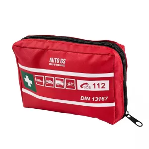 First Aid Kit DIN 13167 15 x 10.5 x 3.5cm Auto GS 18220-image-6303017