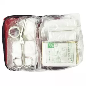 First Aid Kit DIN 13167 15 x 10.5 x 3.5cm Auto GS 18220-image-6303018