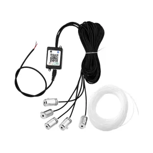 Decoration Car Optic Fiber Led Kit With Smart Bluetooth RGB-image-6303067