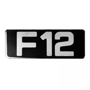 Autocolant Marcaj ''FH12'' 26cm x 8cm cu Acoperire de Email 1 Bucată
