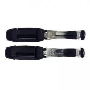 Seat Belt Stopper Black / Chrome Exspider EX001 2 Pcs-image-6303087