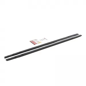 Side Skirts suitable for VW Golf VIII (8) 20+ Add on GTI & R Skirt Glossy Black From Abs Plastic Maxton Design 2 pc-image-6303096