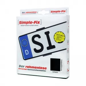 License Plate Holder Right Left Without Frame 1730 2 Pieces Front & Rear License Plate-image-6303215