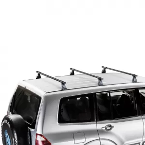 Roof Bars Steel CRUZ Cargo Spro-120cm 922-426 Set With Fixing Kit Suitable for Suzuki Grand Vitara 5D 05-15 3 Pieces-image-6303267