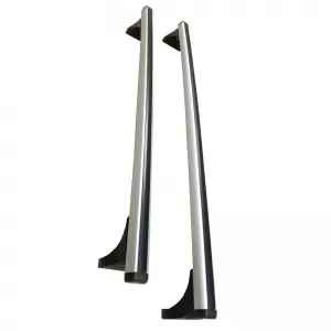 Roof Bars Aluminum CRUZ Aluplus 925-400 Set With Fixing Kit Suitable for Seat Altea 04-15 / Toledo 05-09 Silver 2 Pieces-image-6303347