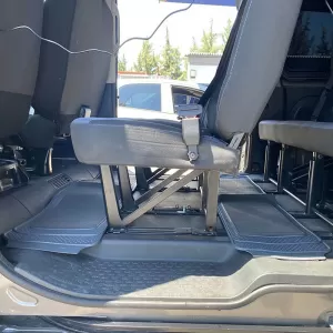 Universal Rear Car / SUV / Van Mat 135cm x 33cm Rubber With Carpet Grey Packy Poda 1 Pc-image-6303371