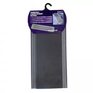 Universal Rear Car / SUV / Van Mat 135cm x 33cm Rubber With Carpet Grey Packy Poda 1 Pc-image-6303373