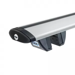 Roof Bars Aluminum Aerodynamic CRUZ 924-791 Airo R-108cm Railing System Silver 2 Pieces-image-6303419