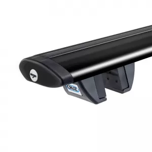 Roof Bars Aluminum Aerodynamic CRUZ 925-791 Airo Dark R-108cm Railing System Black 2 Pieces-image-6303424
