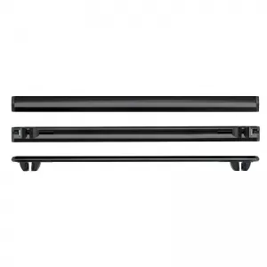 Roof Bars Aluminum Aerodynamic CRUZ 925-791 Airo Dark R-108cm Railing System Black 2 Pieces-image-6303425