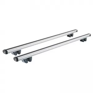 Roof Bars Aluminum CRUZ 924-064 Alu Cargo R-138cm Railing System Silver 2 Pieces-image-6303485