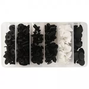 Upholstery Clips 100 Pieces (6 Different Designs)