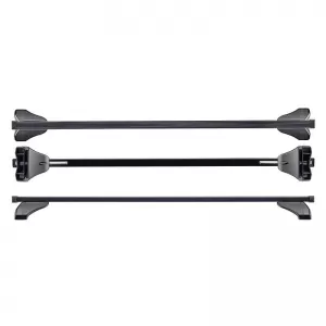 Roof Bars Steel CRUZ 921-375 Oplus S-FIX 110cm Black 2 Pieces-image-6303520