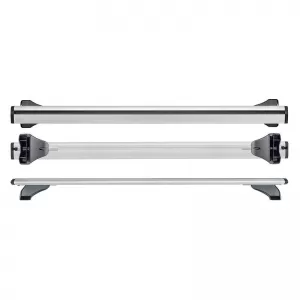 Roof Bars Aluminum Aerodynamic CRUZ 925-705 Airo FIX 128cm Silver 2 Pieces-image-6303721
