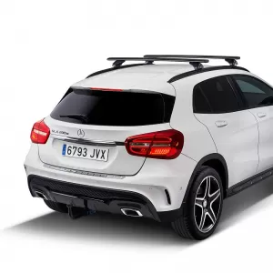 Roof Bars Aluminum Aerodynamic CRUZ 925-715 Airo FIX Dark 128cm Black 2 Pieces-image-6303732