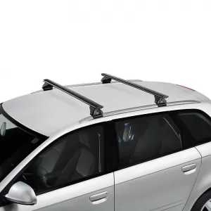 Roof Bars Aluminum Aerodynamic CRUZ 925-715 Airo FIX Dark 128cm Black 2 Pieces-image-6303733